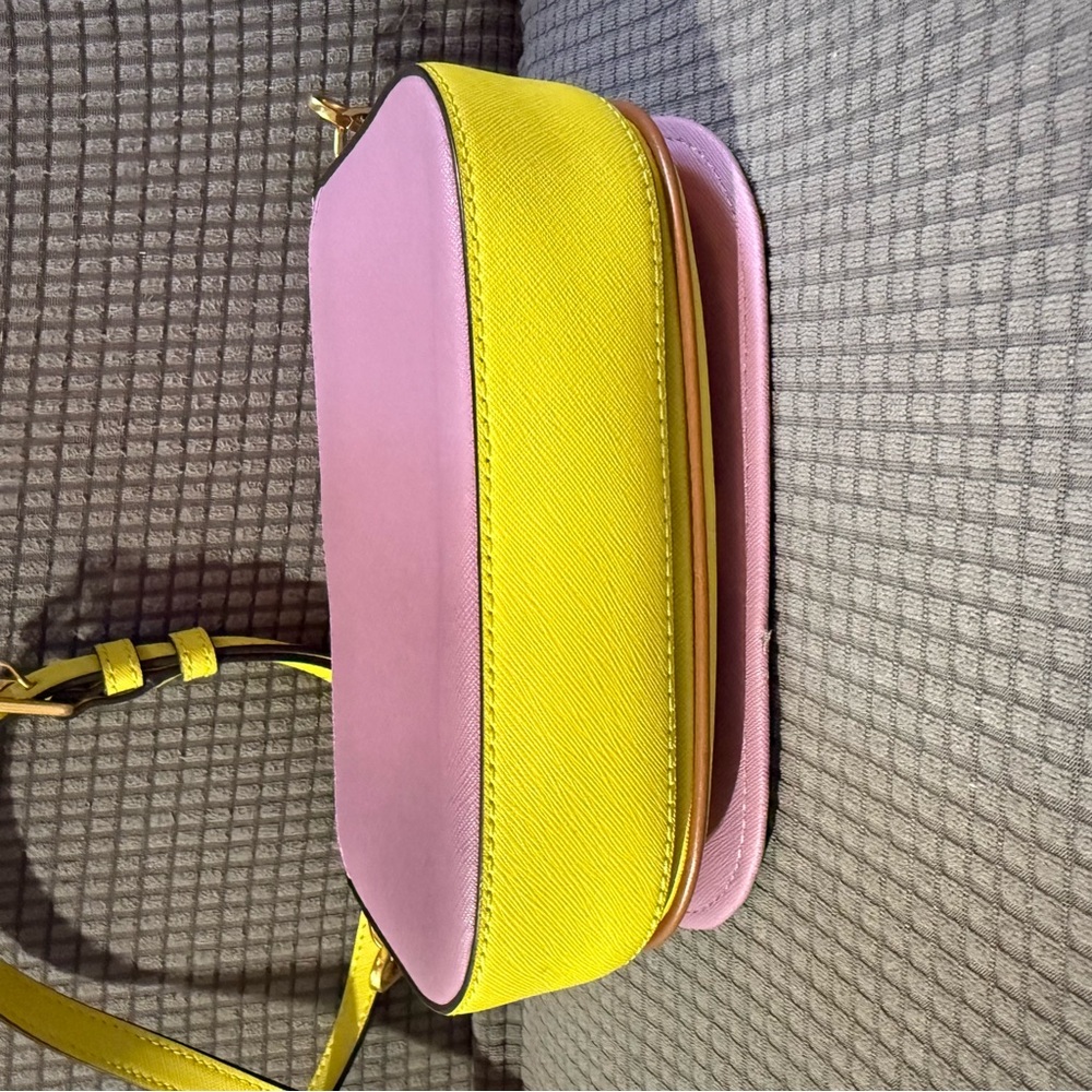 Tory Burch Emerson Color Block Crossbody Satchel Adjustable Shoulder Bag - Picture 5 of 13